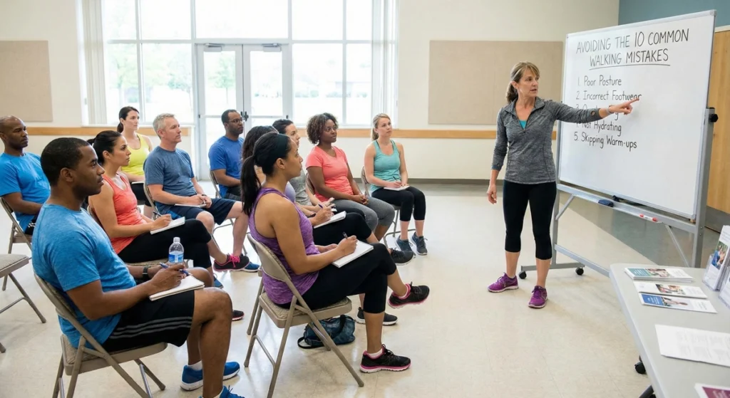 Avoiding the 10 Common Walking Mistakes