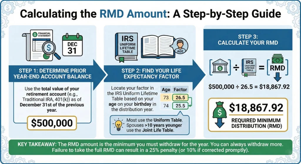 Calculating the RMD Amount-Infographic