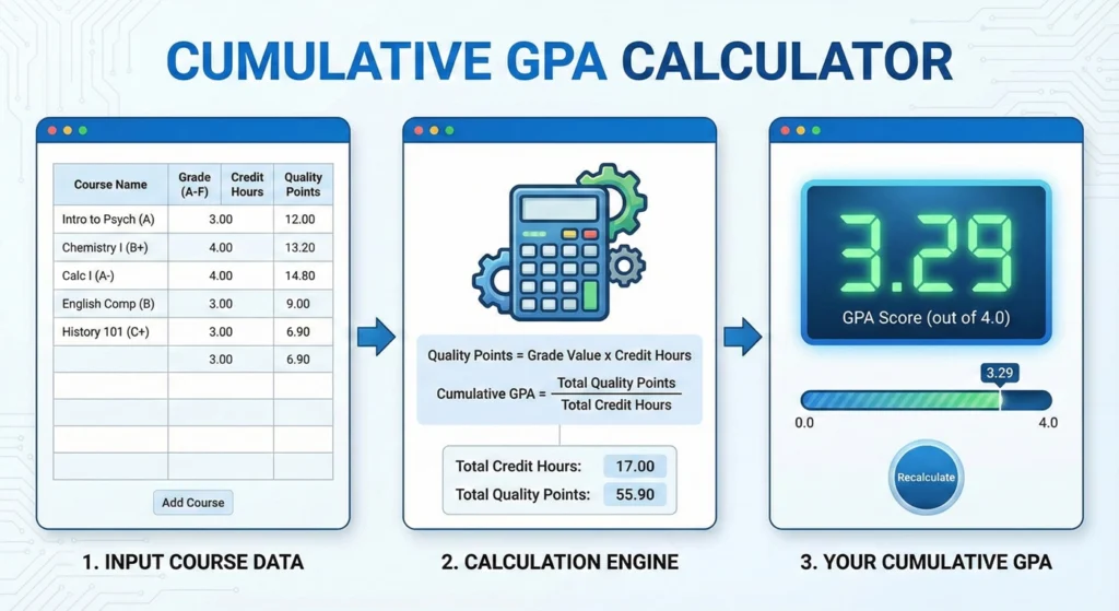 Cumulative GPA Calculator-infographic