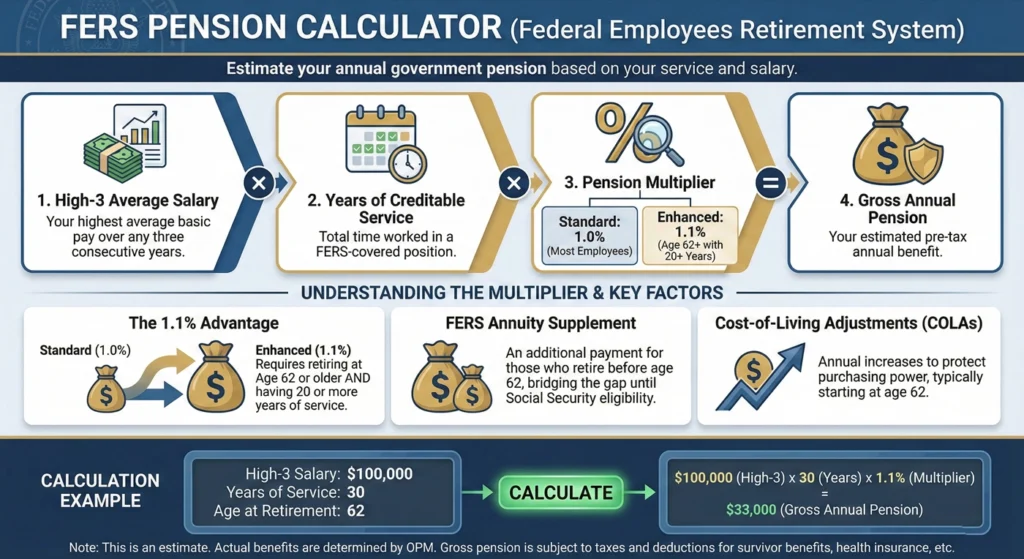 FERS-Pension-Calculator-infographic FERS Pension Calculator-infographic