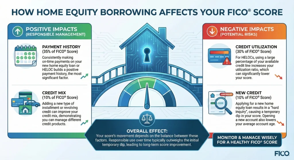 How-Home-Equity-Borrowing-Affects-Your-FICO®-Score-infographic How Home Equity Borrowing Affects Your FICO® Score-infographic
