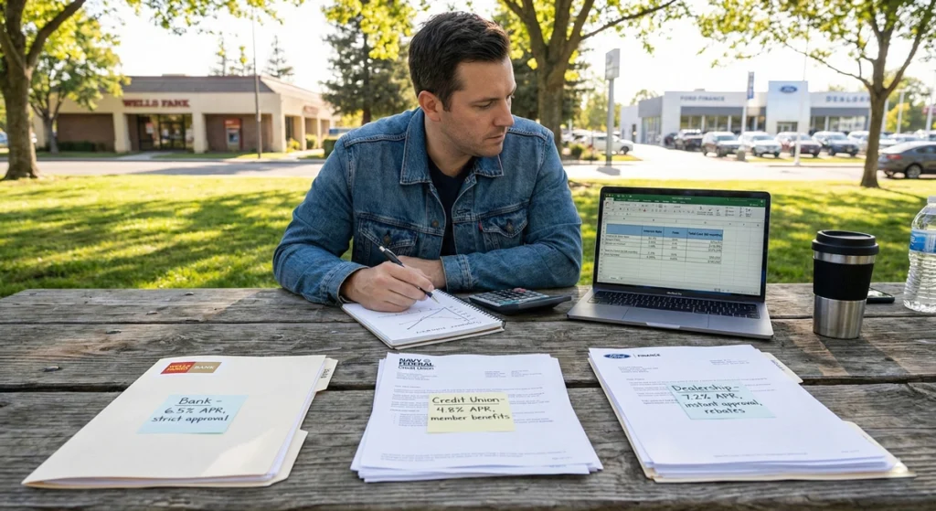 In-Depth Auto Loan Comparison Banks vs Credit Unions vs Dealerships