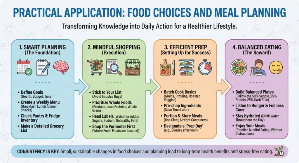 Practical Application Food Choices and Meal Planning