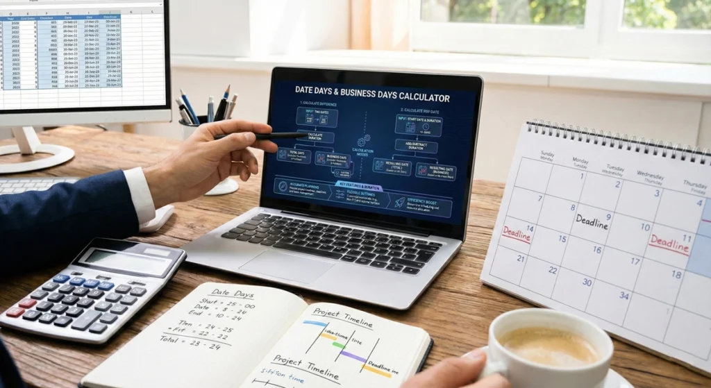 Professional-Calculation-Methods-and-Tools Professional Calculation Methods and Tools-Date Days & Business Days Calculator