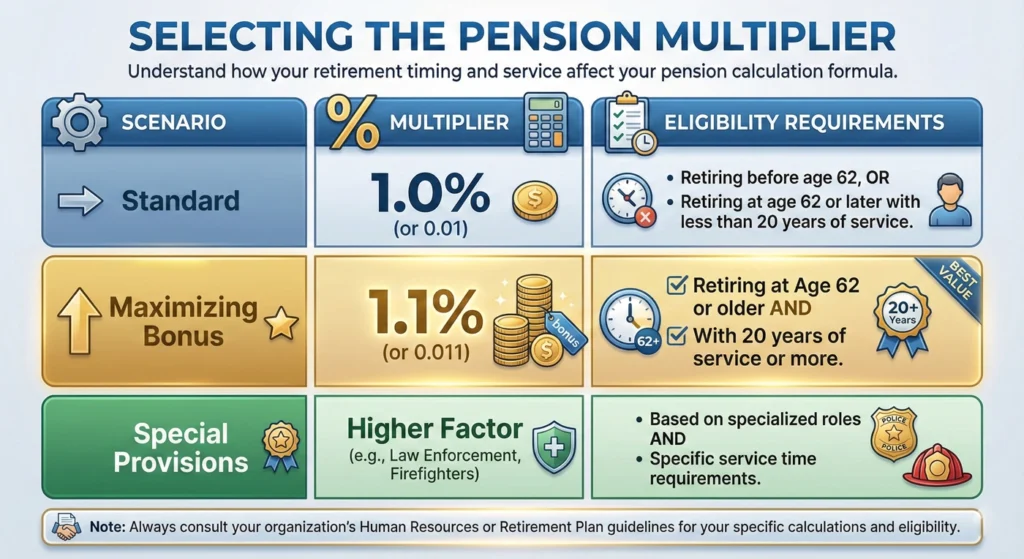 Selecting-the-Pension-Multiplier-infographic Selecting the Pension Multiplier-infographic
