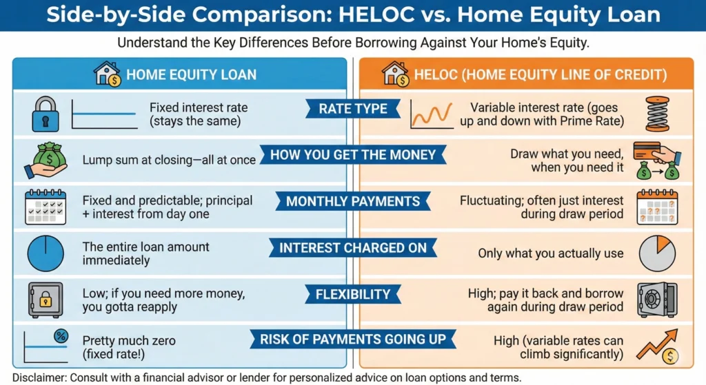 Side-by-Side-Comparison-HELOC-vs.-Home-Equity-Loan-infographic Side-by-Side Comparison HELOC vs. Home Equity Loan-infographic