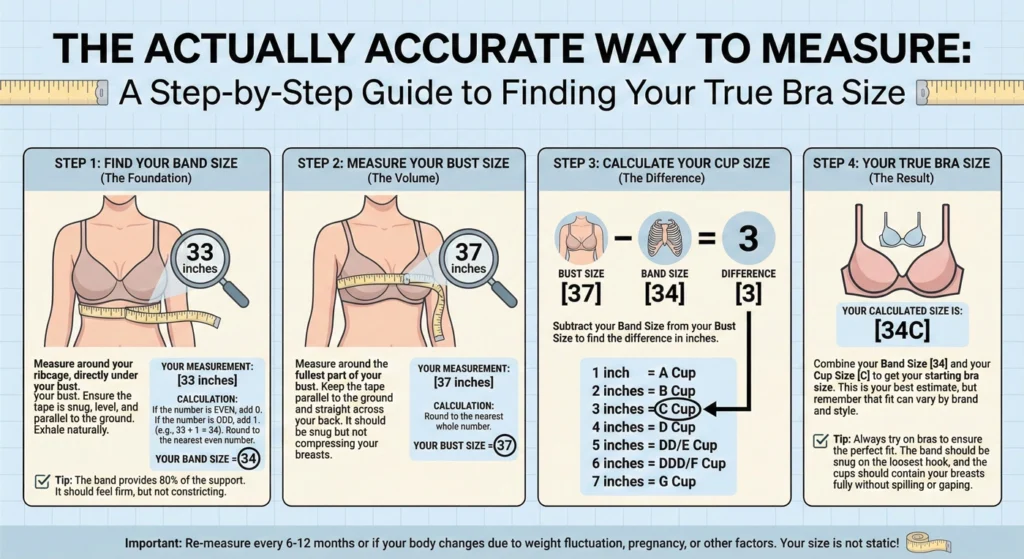The Actually Accurate Way to Measure-infographic