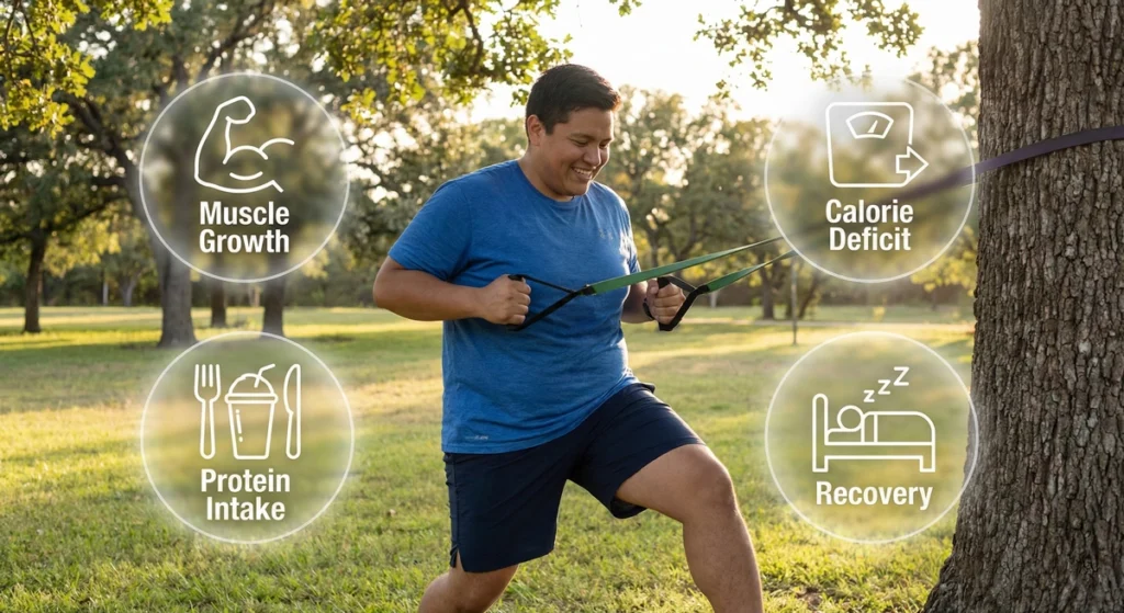 The Body Recomposition Phenomenon When Building Muscle in a Deficit Is Possible