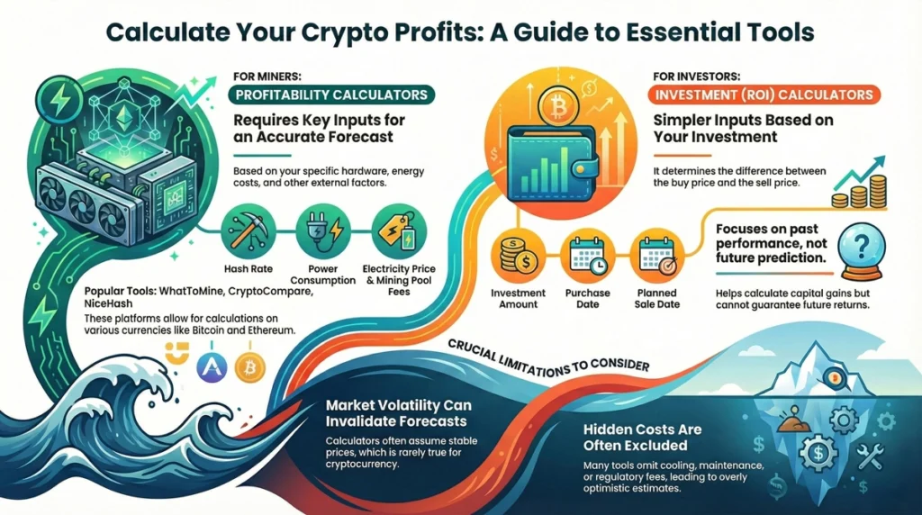The Ultimate Guide to Bitcoin Calculator---infographic The Ultimate Guide to Bitcoin Calculator - infographic