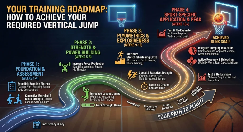 Your-Training-Roadmap-How-to-Achieve-Your-Required-Vertical-Jump-infographic Your Training Roadmap How to Achieve Your Required Vertical Jump-infographic