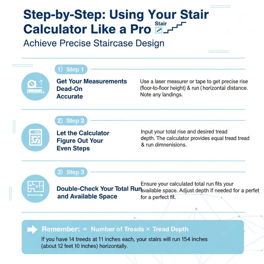 Step-by-Step: Using Your Stair Calculator 